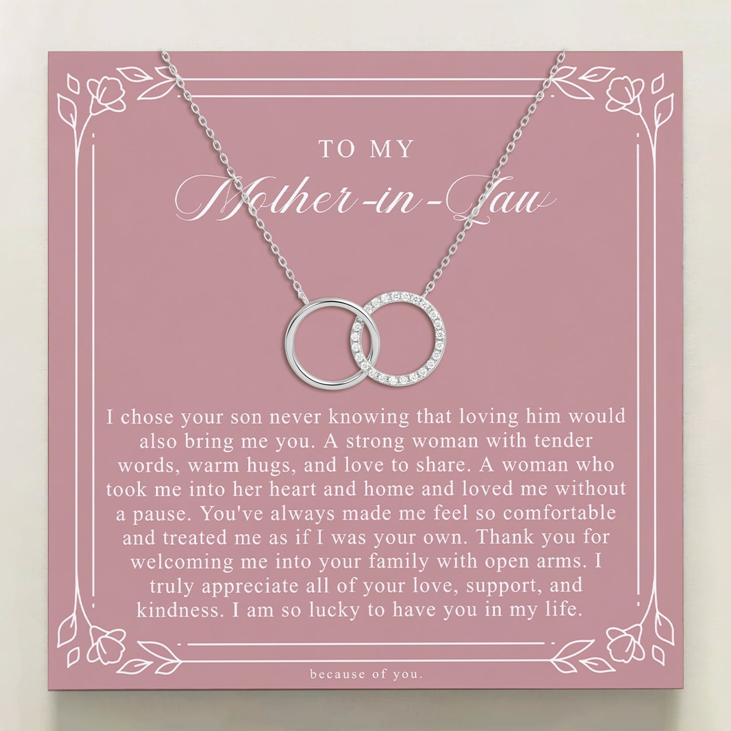To My Mother-In-Law — I Chose Your Son Blush