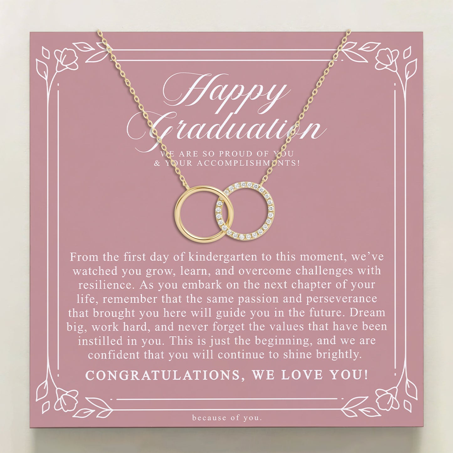 Happy Graduation — We Are So Proud Blush & Floral