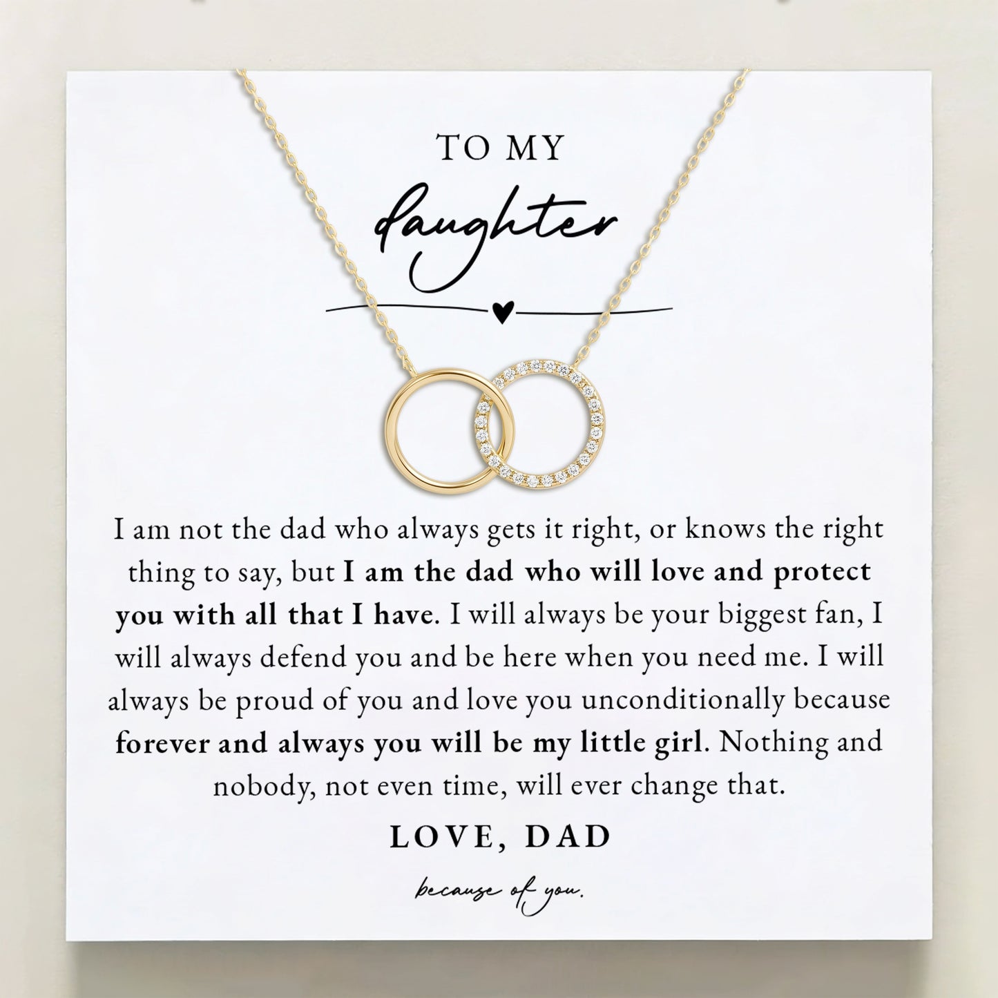 To My Daughter - Always Your Biggest Fan