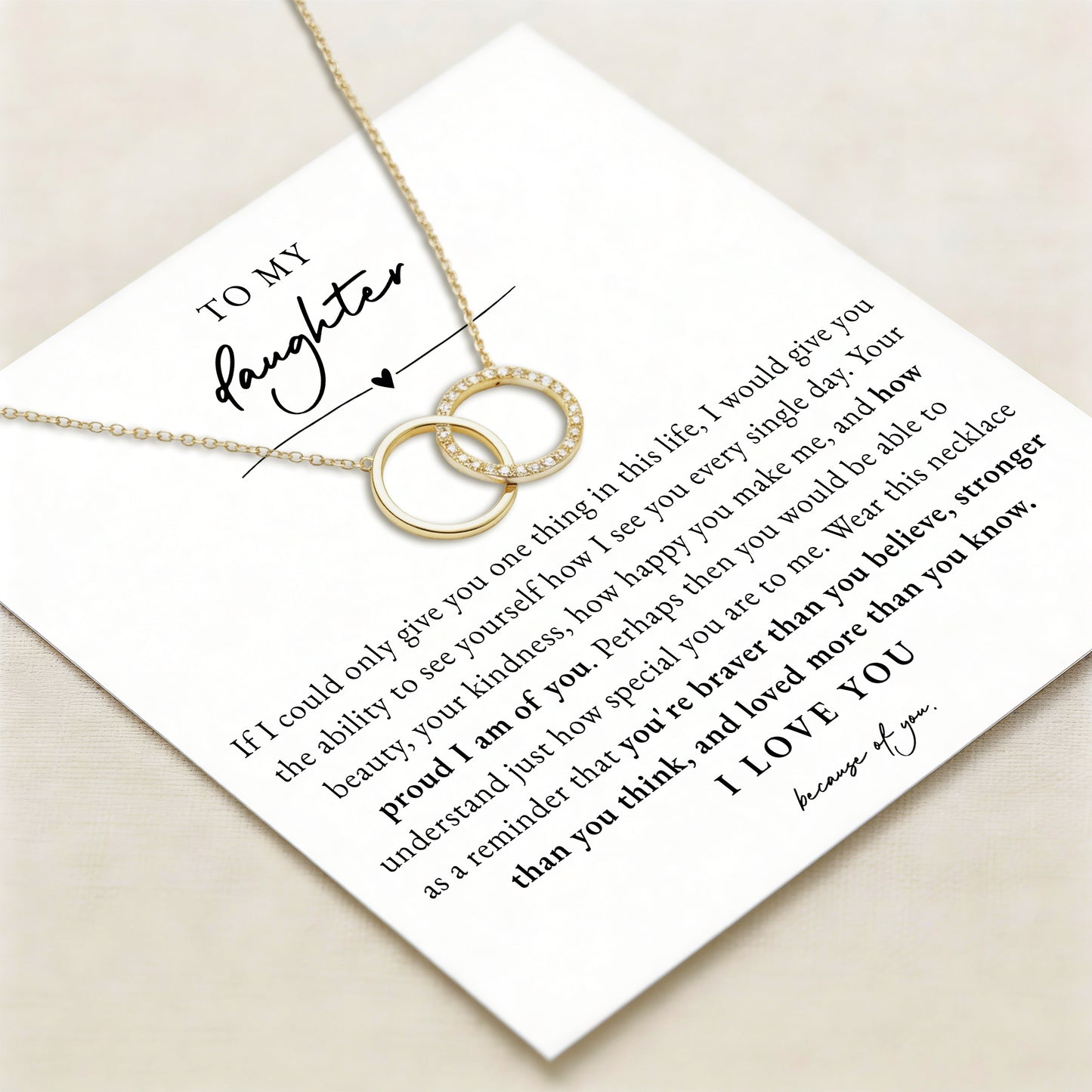 To My Daughter - Loved More Than You Know