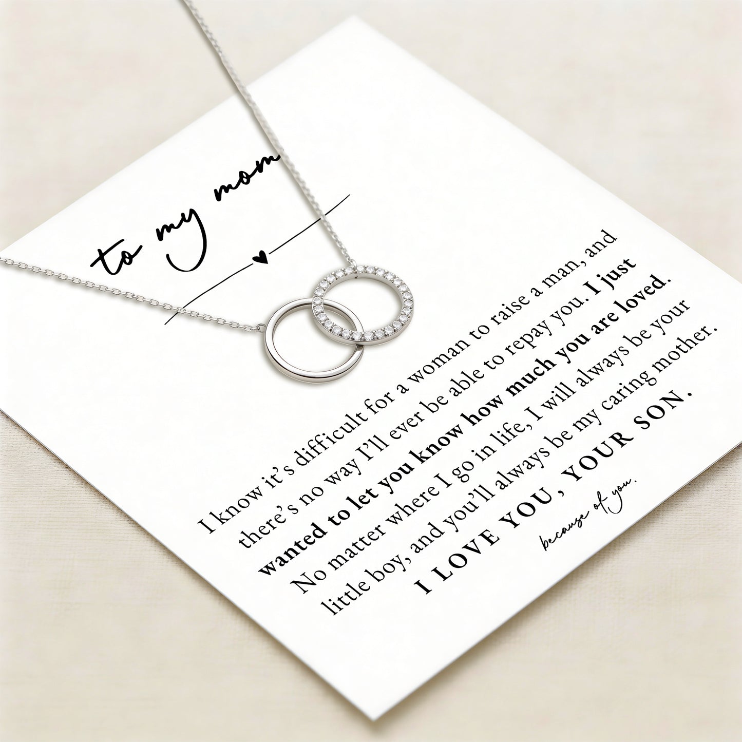 To My Mom From Your Son - Always Your Little Boy