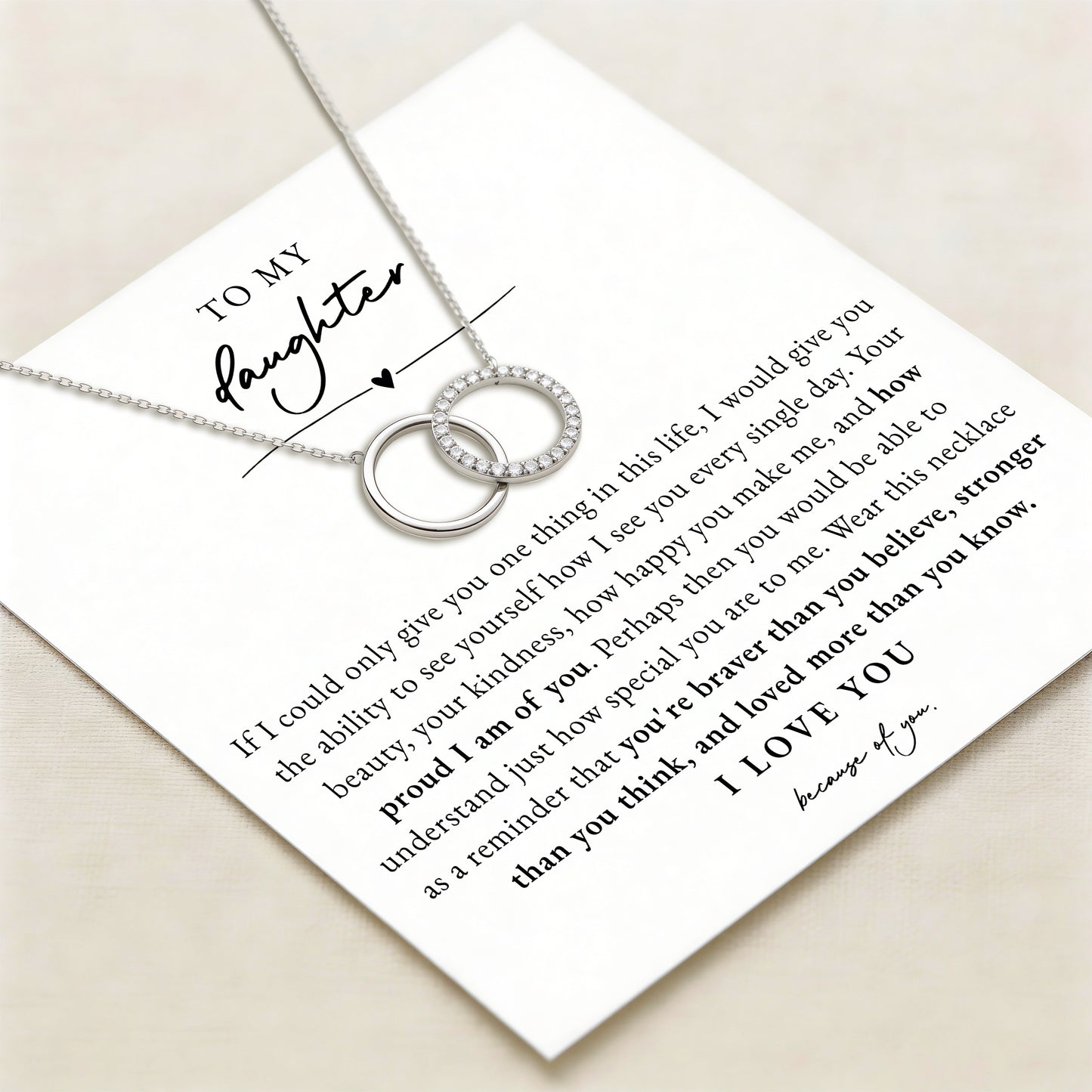 To My Daughter - Loved More Than You Know