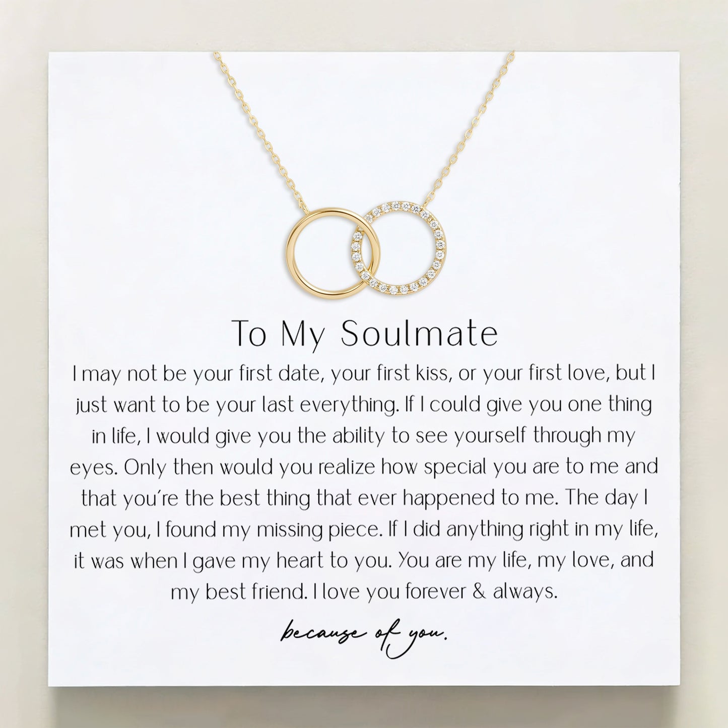 To My Soulmate - Your First