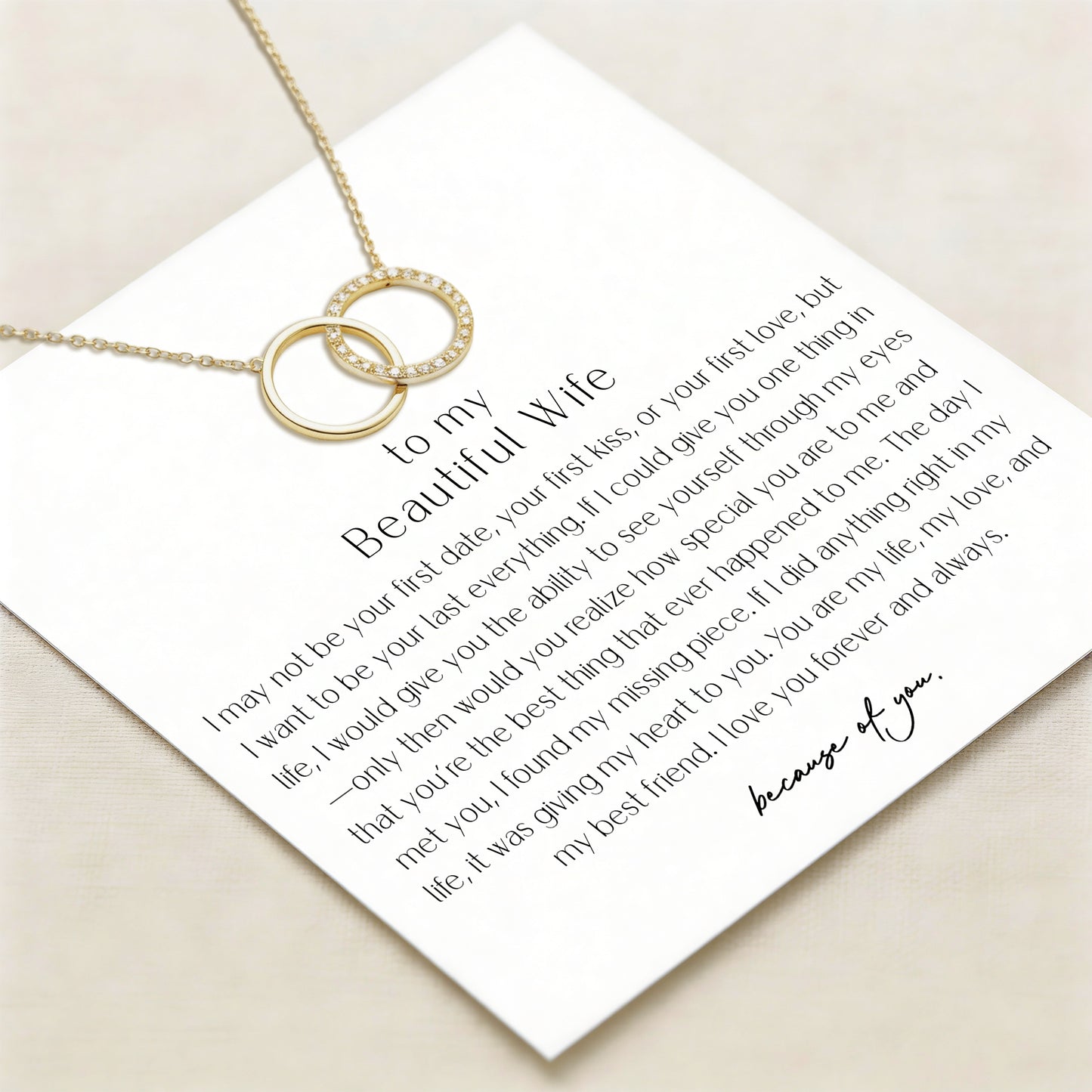 To My Beautiful Wife — Your First