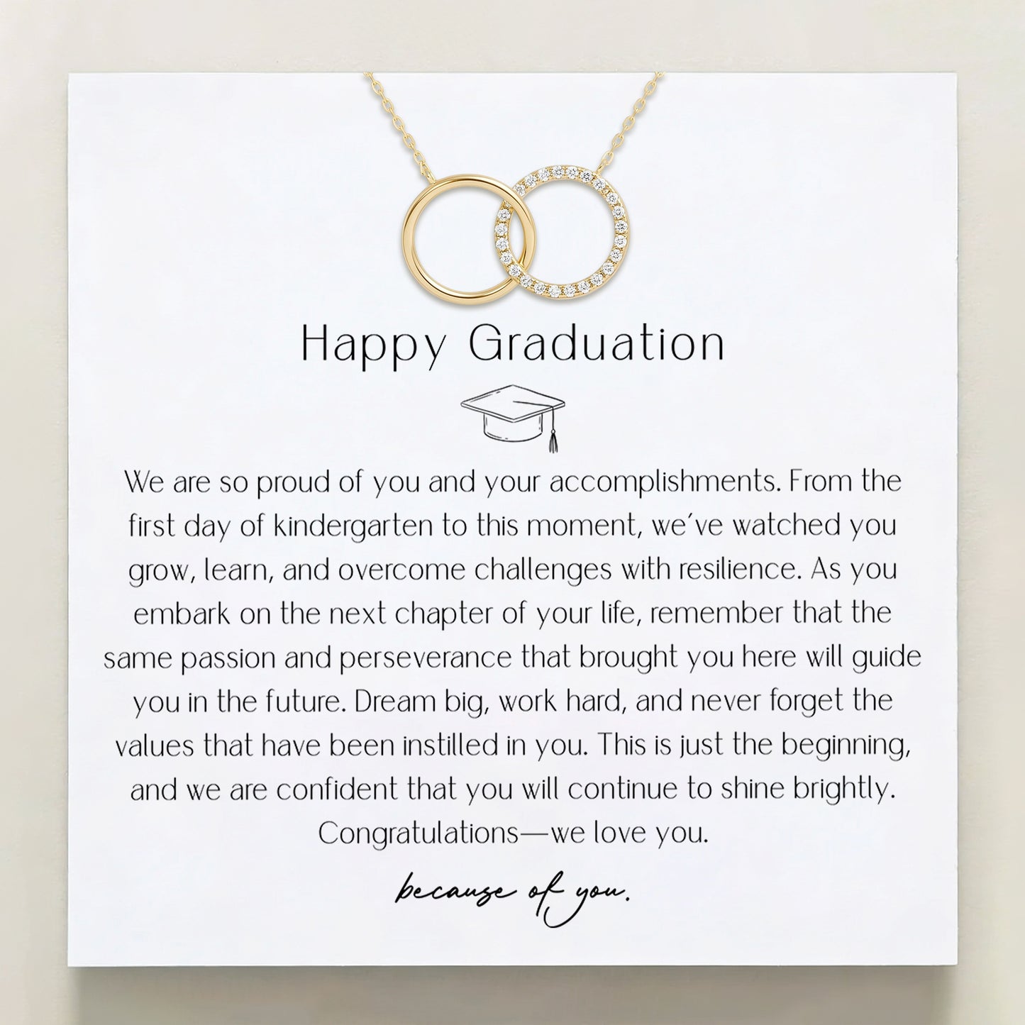 Happy Graduation — We Are So Proud