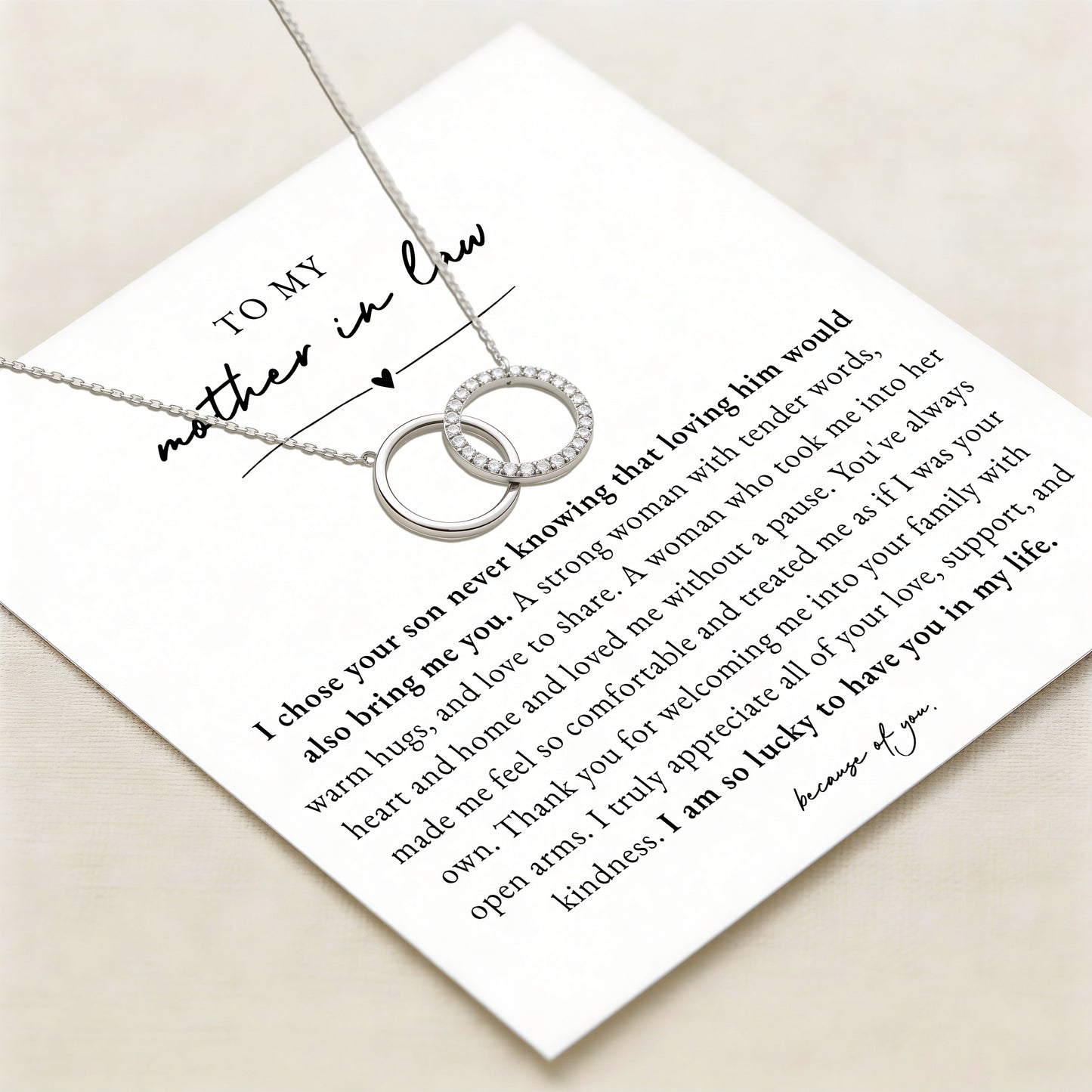 To My Mother In Law | I Chose Your Son