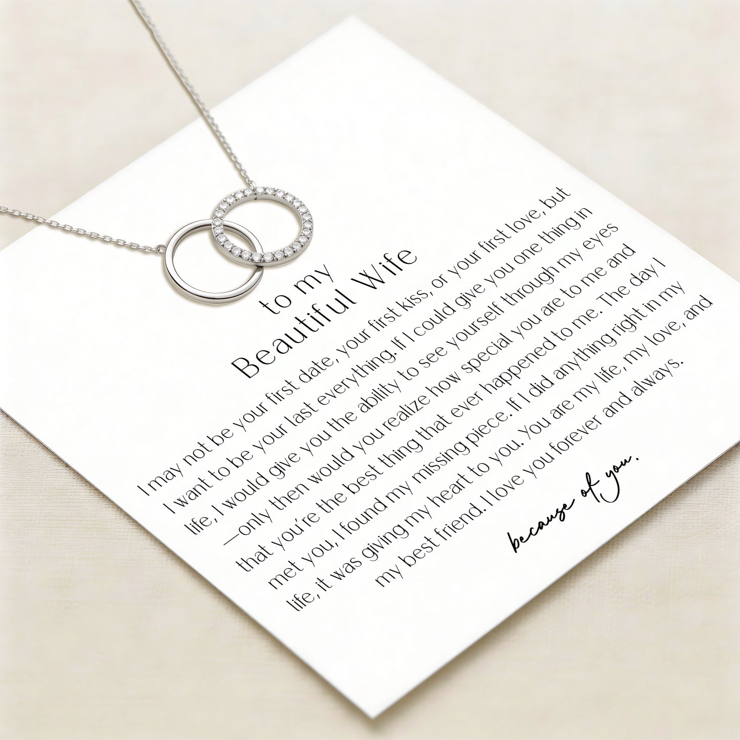 To My Beautiful Wife — Your First