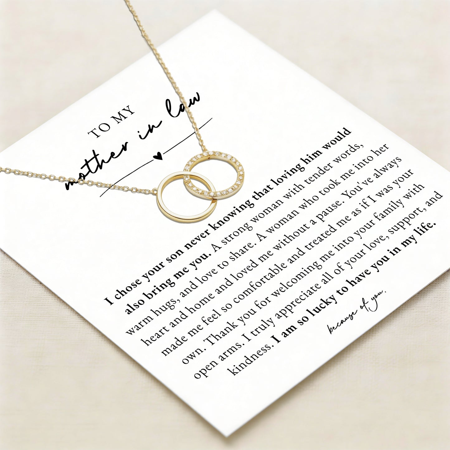 To My Mother In Law | I Chose Your Son
