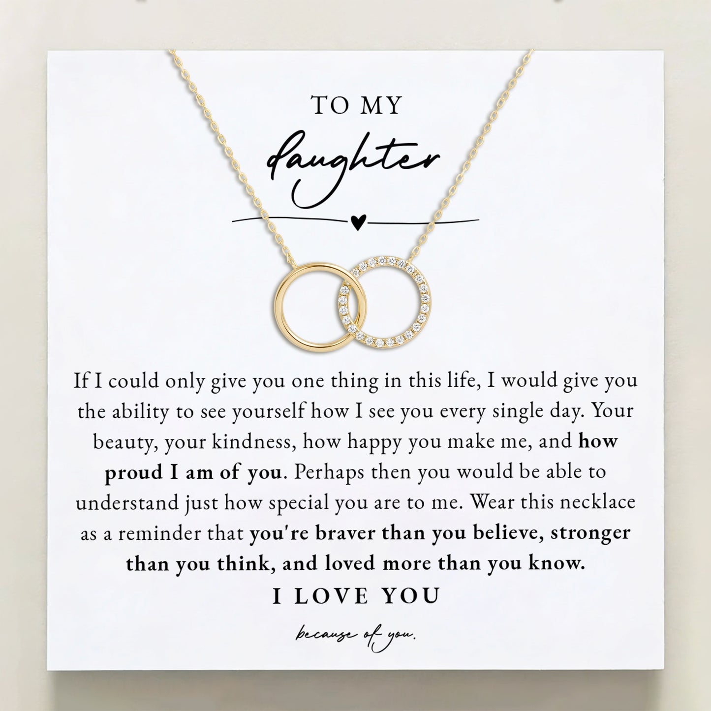 To My Daughter - Loved More Than You Know