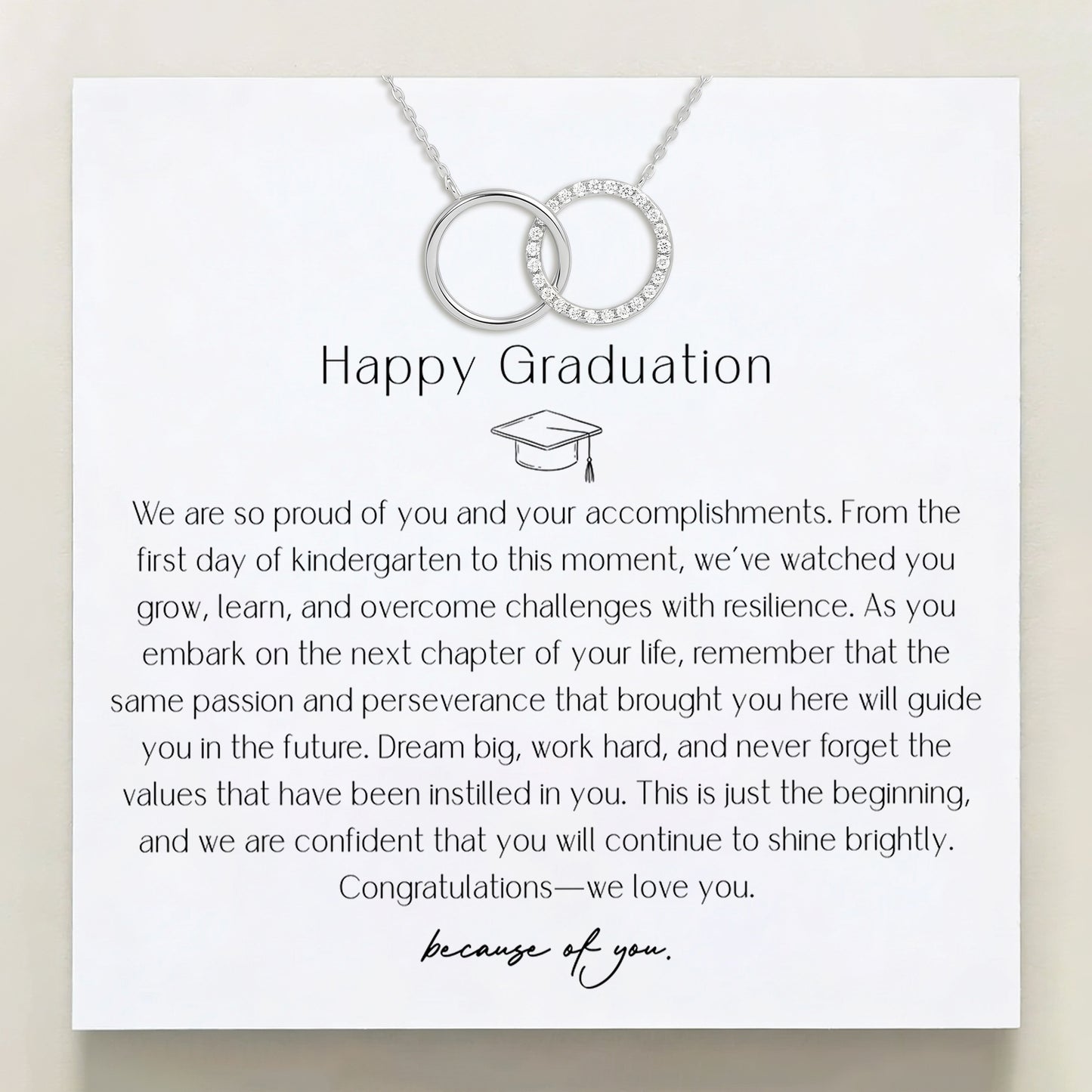Happy Graduation — We Are So Proud