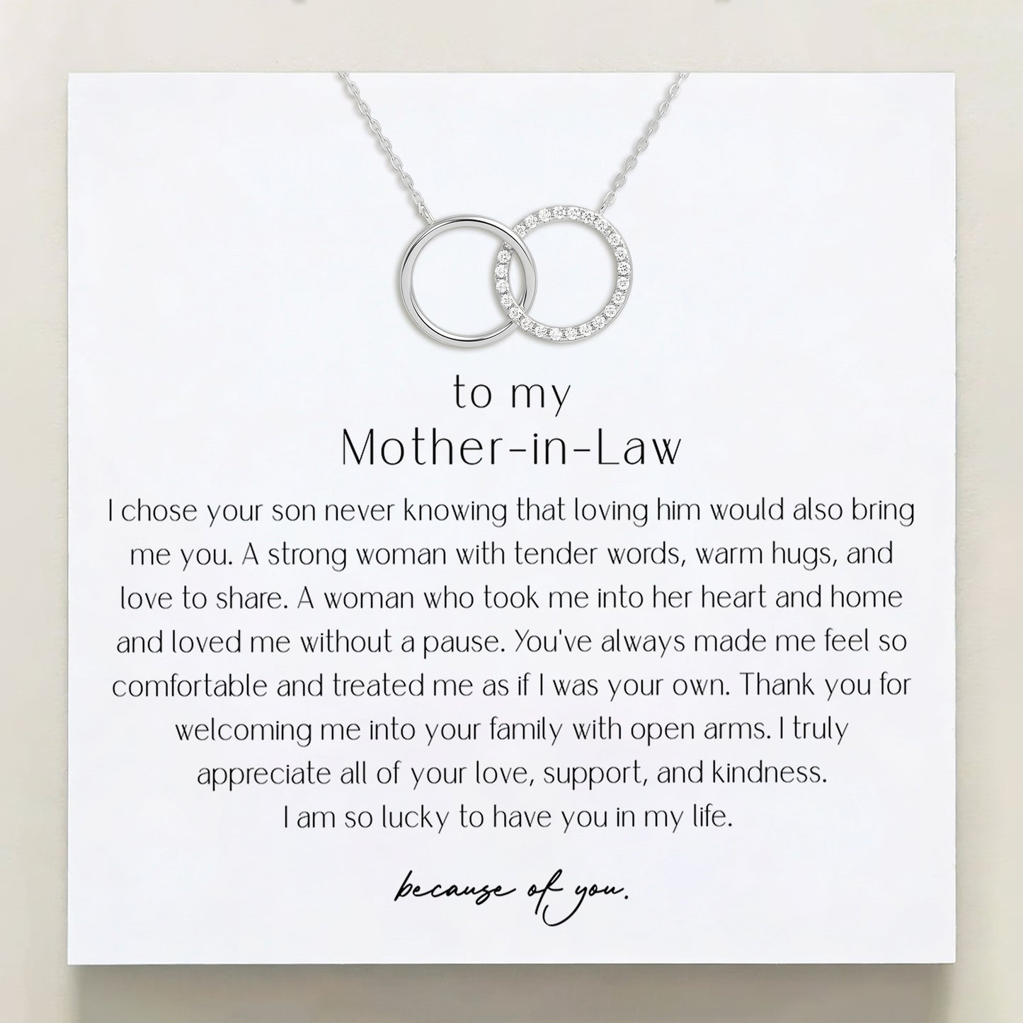 To My Mother-In-Law — I Chose Your Son
