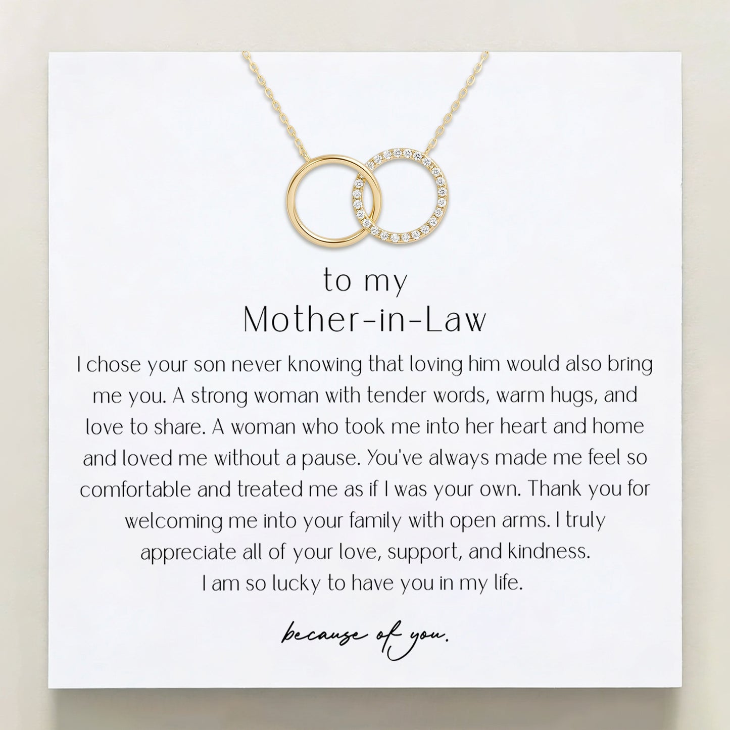 To My Mother-In-Law — I Chose Your Son
